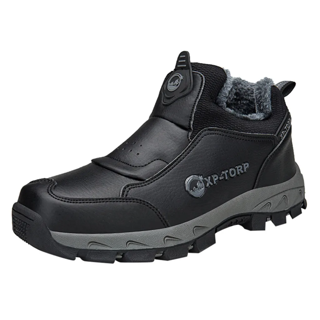 Модная мужская обувь для пеших прогулок бархатная Теплая спортивная улицы