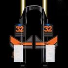 2020 год, завод fox32 float, наклейка на переднюю вилку, горный велосипед fox 32 SC, наклейка на переднюю вилку, велосипедная наклейка