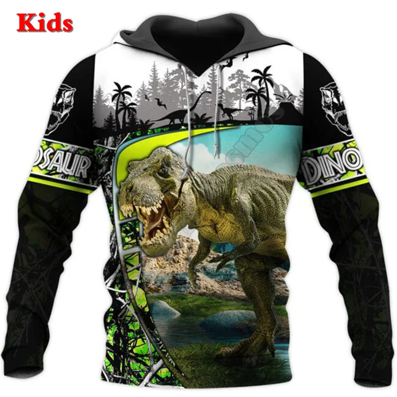 

Love Dinosaur Hoodies 3D All Over Printed Kids Sweatshirt Child Long Sleeve Boy For Girl Funny Animal Pullover Drop Shipping 07