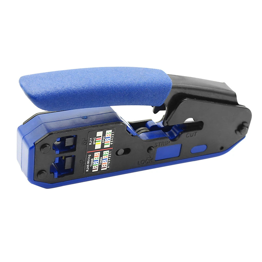 

New Rj45 Tool Network Crimper Cable Stripping Plier Stripper For Rj45 Cat6 Cat5E Cat5 Rj11 Rj12 Connector Ethernet Cable Cutter