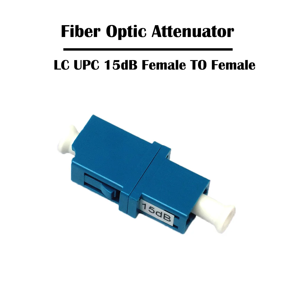 5 шт. LC фланец волокно оптический аттенюатор 3dB 5dB 10dB 15dB SM одномодовый Simplex UPC FTTH
