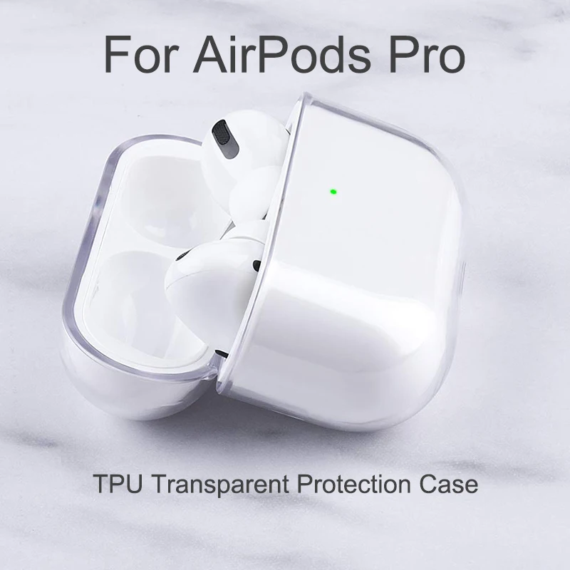 Ультратонкий чехол для Airpods Pro 3 прозрачный TWS Bluetooth наушников Жесткий Чехол ПК Air