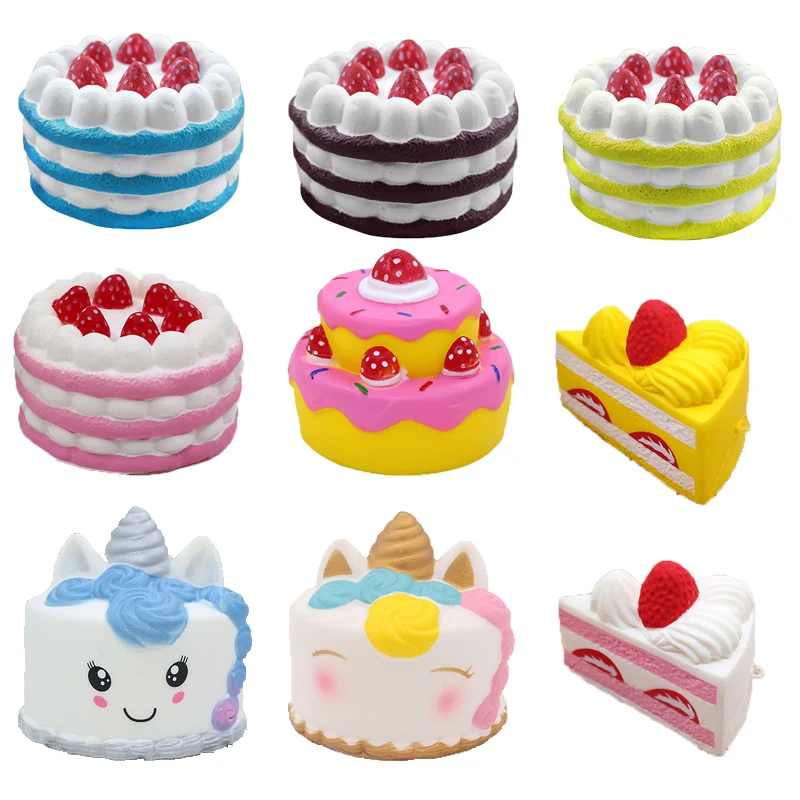 

New Fidget Toys Jumbo Kawaii Popcorn Cake Hamburger Squishy Slow Rising Squeeze Toy Scented Stress Relief For Kid Fun Gift