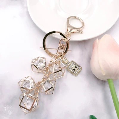 Персональный геометрический брелок для ключей Porte Clef брелок с дизайном «Друзья» Брюки брелок Llavero ювелирные изделия подарок Шарм Аксессуар SL004 - Цвет: gold