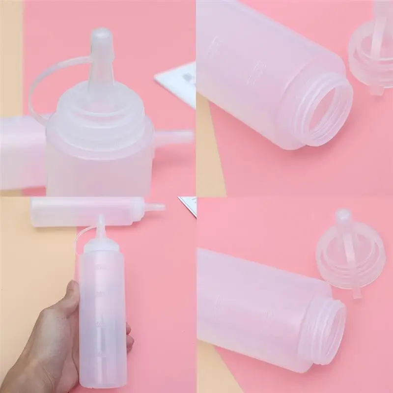 5 шт. пластиковые бутылочки для приправ 200 мл 8 унций|condiment bottles|condiment squeeze bottlesauce