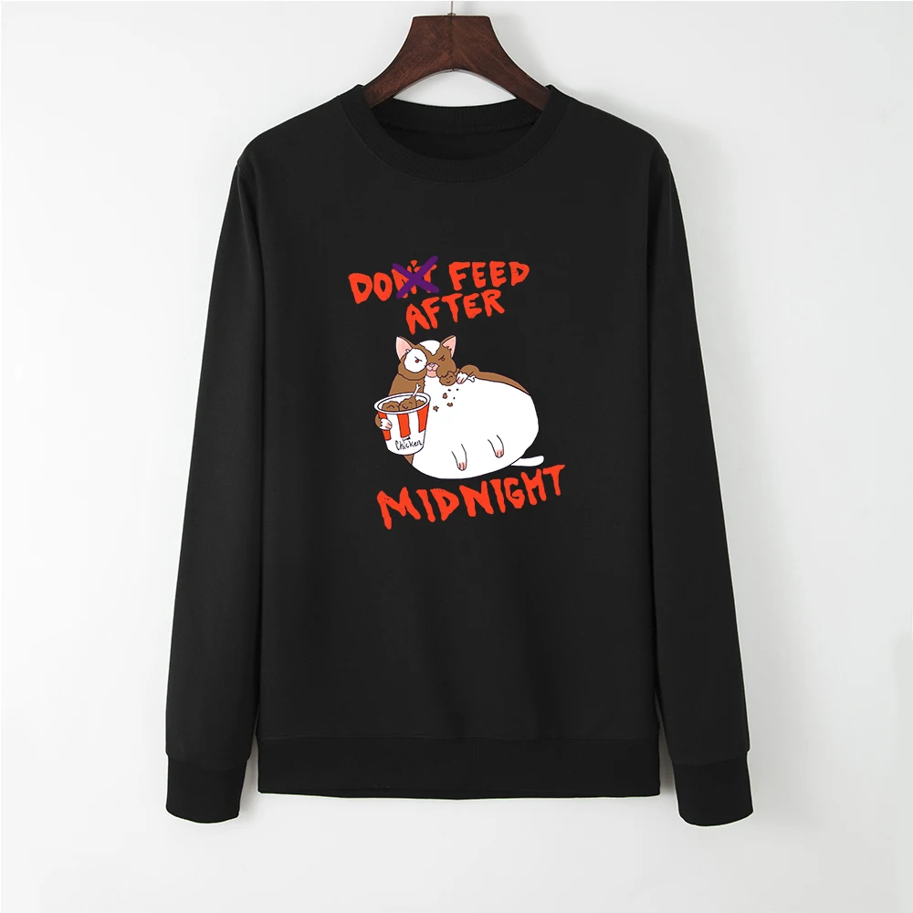 

Толстовка женская с капюшоном, Повседневный пуловер, свитшот с круглым вырезом и длинным рукавом, с милым животным принтом, уличная одежда, ...