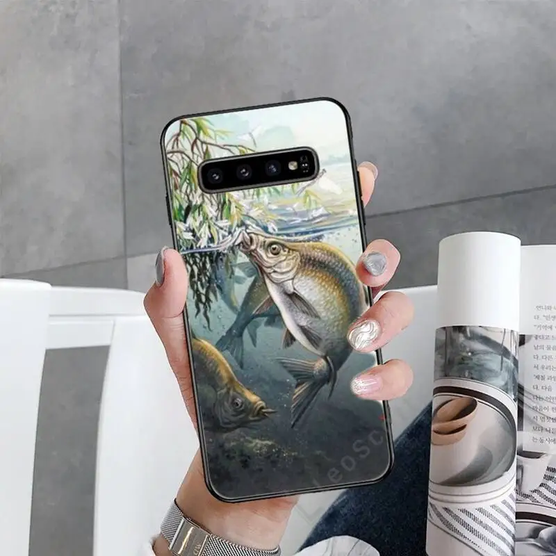 

Carp Fishing Phone Case For Samsung galaxy S 7 8 9 10 20 edge A 6 10 20 30 50 51 70 note 10 plus