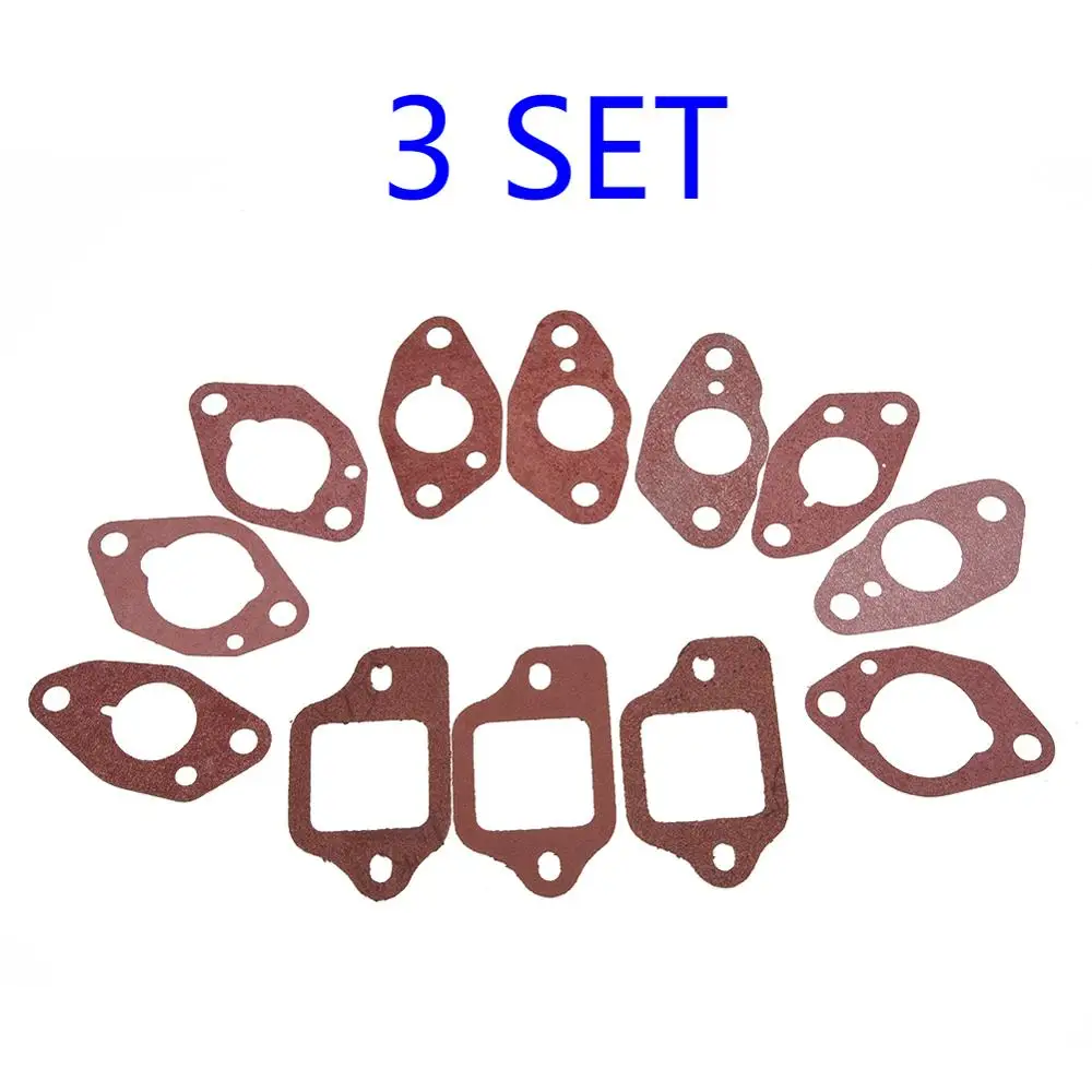

3 Sets Of Carburetor Fitting Gasket Set Compatible For Honda GC135 GC160 GCV135 GCV160 Lawnmovers Kit