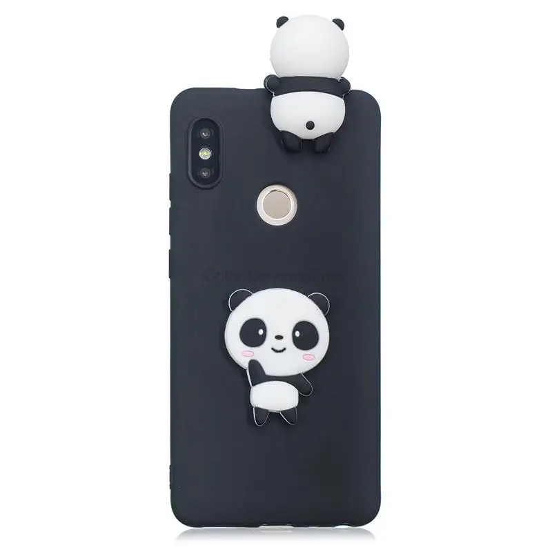 Милый 3D силиконовый чехол для телефона с пандой единорогом КАКТУСОМ чехлы Xiaomi Redmi