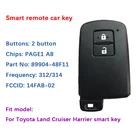 Умный ключ CN007153 для Toyota Land Cruiser Harrier с 2 кнопками