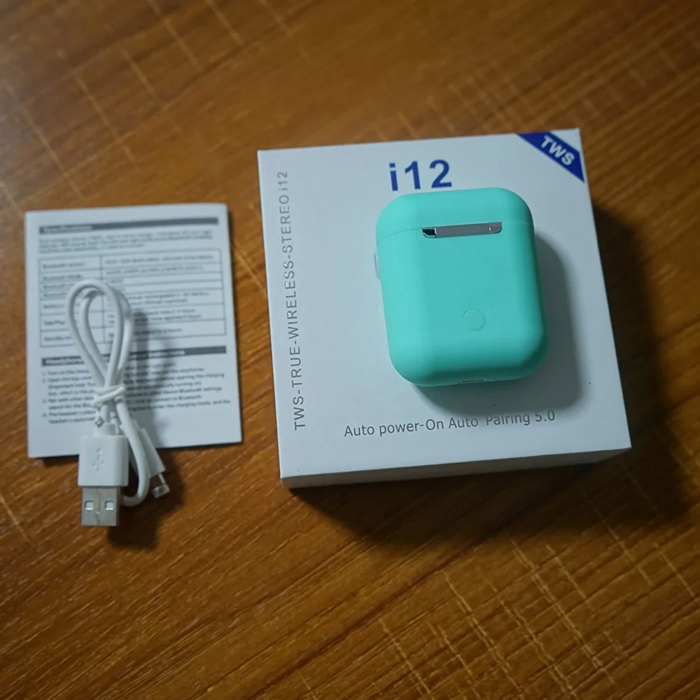 Matte Blue i12 D I12 tws матовые Bluetooth наушники, беспроводные наушники, свободные руки, бизнес наушники, Спортивная гарнитура, Bluetooth Музыкальные наушники, наушники - Цвет: Matte Blue i12 D