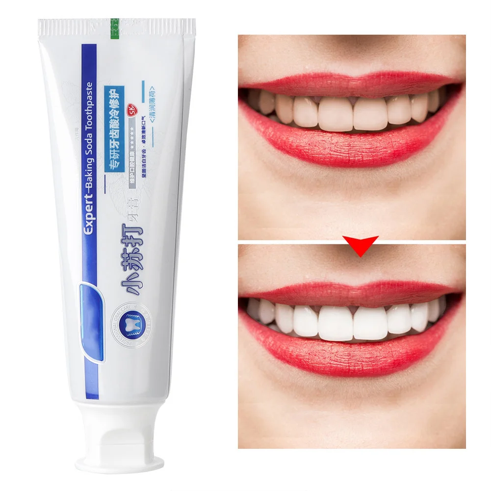 

Baking Soda Toothpaste Whitening Refreshing Mint Toothpaste Oral Care Tool 100g