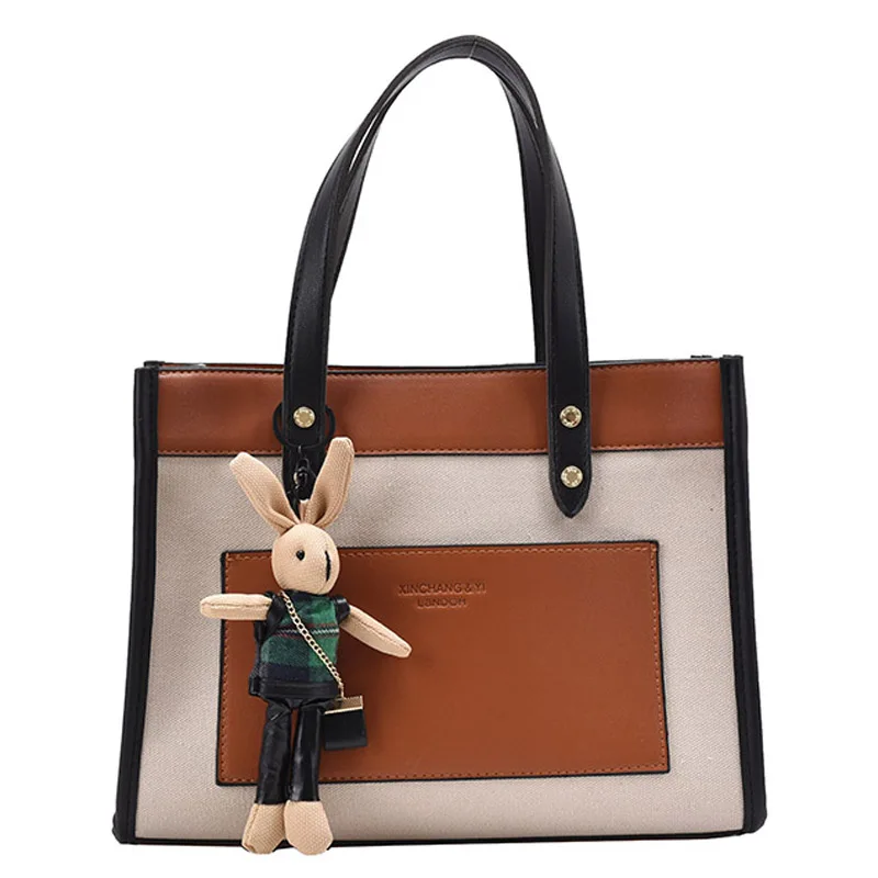 

Niche Design Large-capacity Handbags New Fashion Portable Tote Bag Shoulder Messenger Bag Underarm Bag Dual-use Bag Width: 30cm