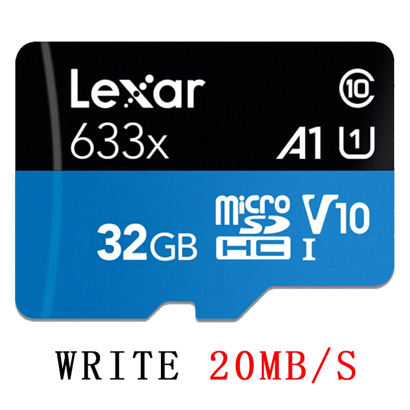 32GB 633X Lexar 633X128 Гб Micro SD высокоскоростная карта памяти 32 Гб U3 667X64 Гб класс 10 картао де Мемория tf флэш-карта для 4K HD видео 512G - Емкость: 32GB 633X