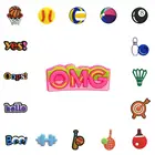 Броши с мультяшными фигурками, значки на булавке, рюкзак с нашивками, 1 шт.