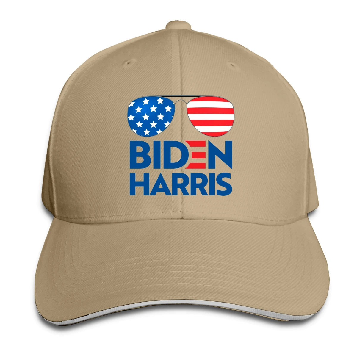 

Biden Aviator Sunglasses Patriotic USA Flag men's women's Fashionable breathable Hip hop caps