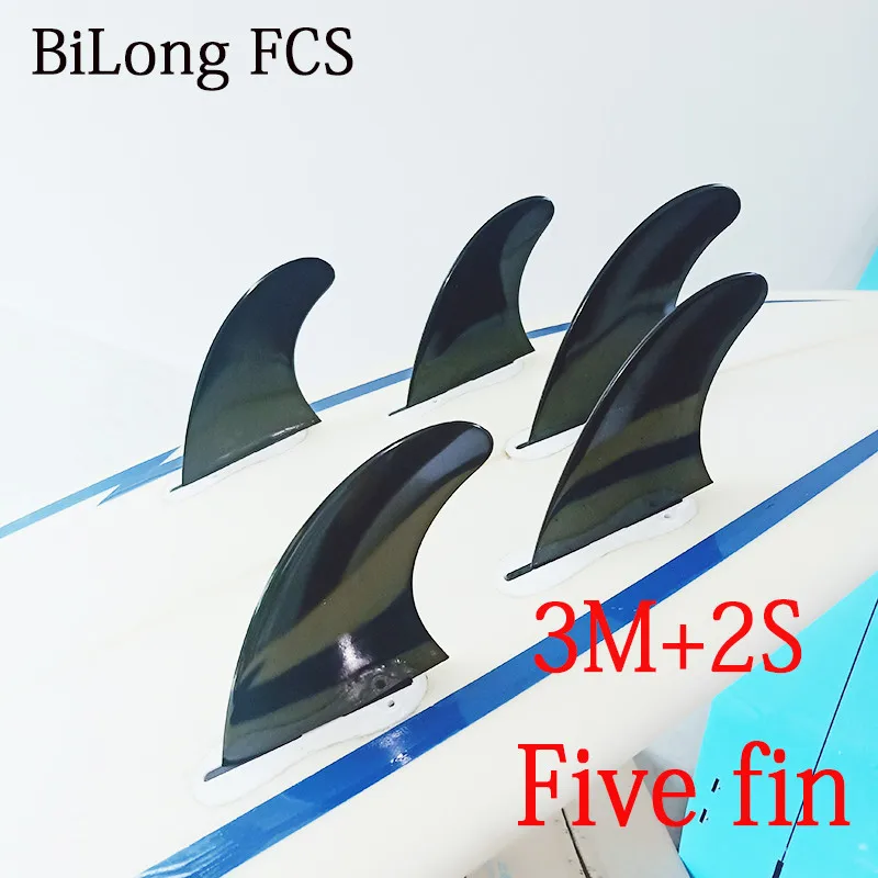 Новые плавники для серфинга двойные три четыре пять плавников набор BiLong FCS II из