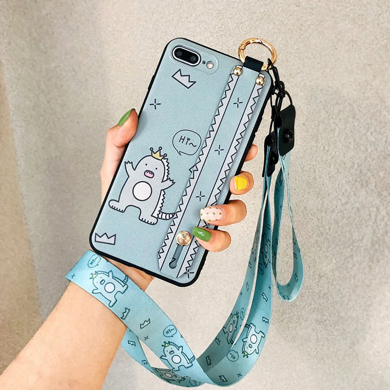 IK02-GW05HiKongLBlue SoCouple чехол для телефона для iphone XR X Xs max 11 Pro Max 7 8 6 6s plus фрукты авокадо Мягкий ТПУ шейный ремешок для запястья чехол - Цвет: IK02-GW05HiKongLBlue