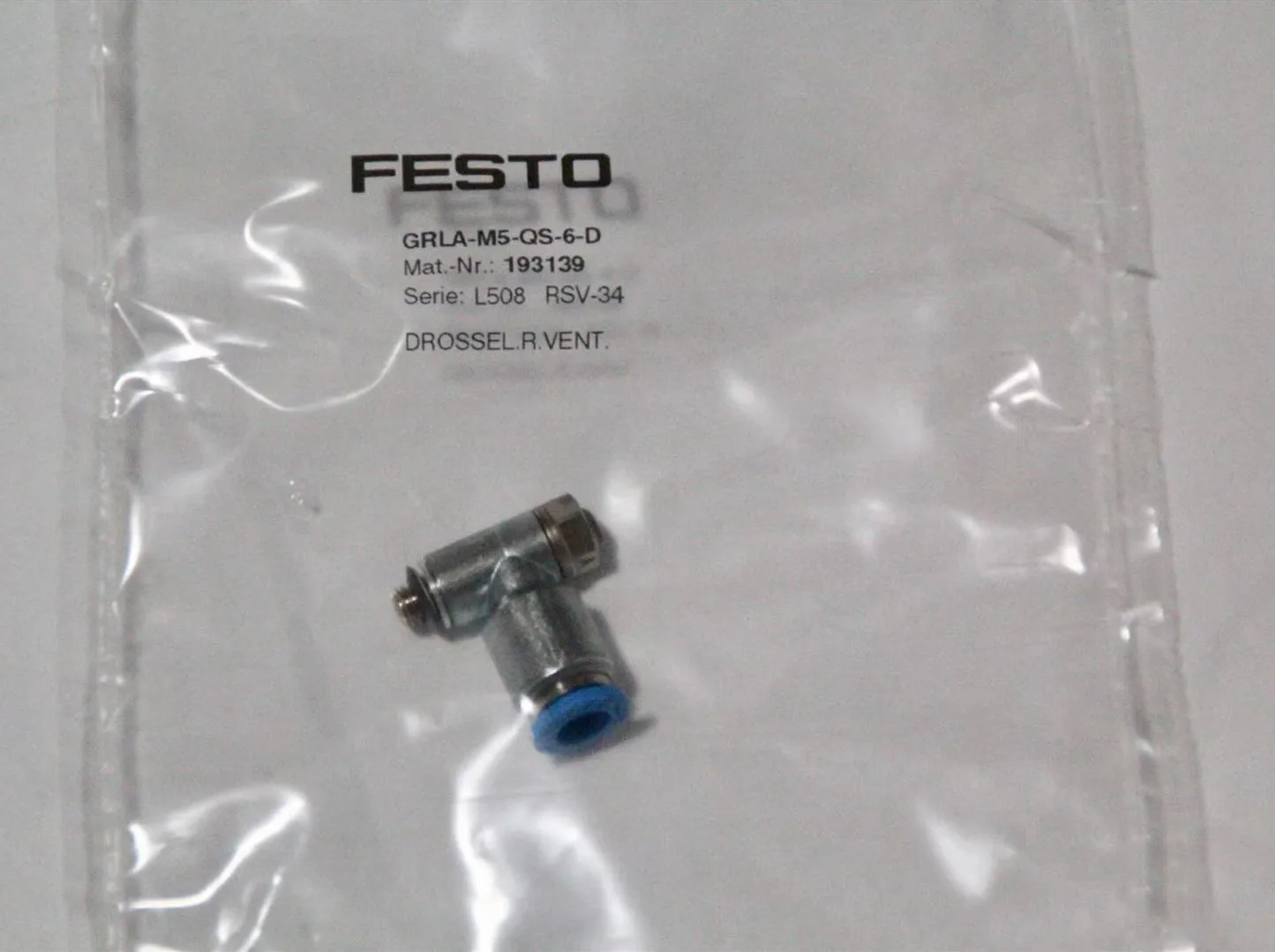 

One-way throttle valve GRLA-M5-QS-6-D 193139