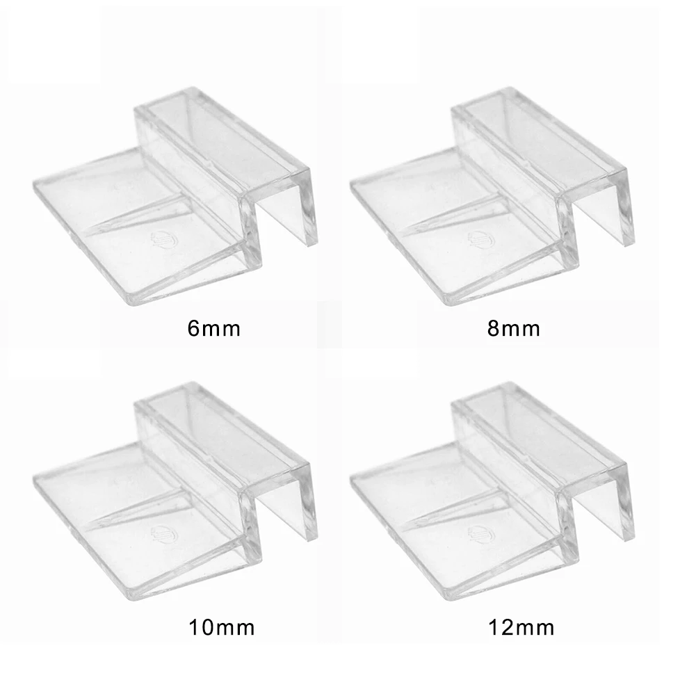

Acrylic Aquarium Glass Cover Fish Tank Lid Bracket Clip Aquarium Acrylic Clip Glass Cover Bracket 6mm 8mm 10mm 12mm