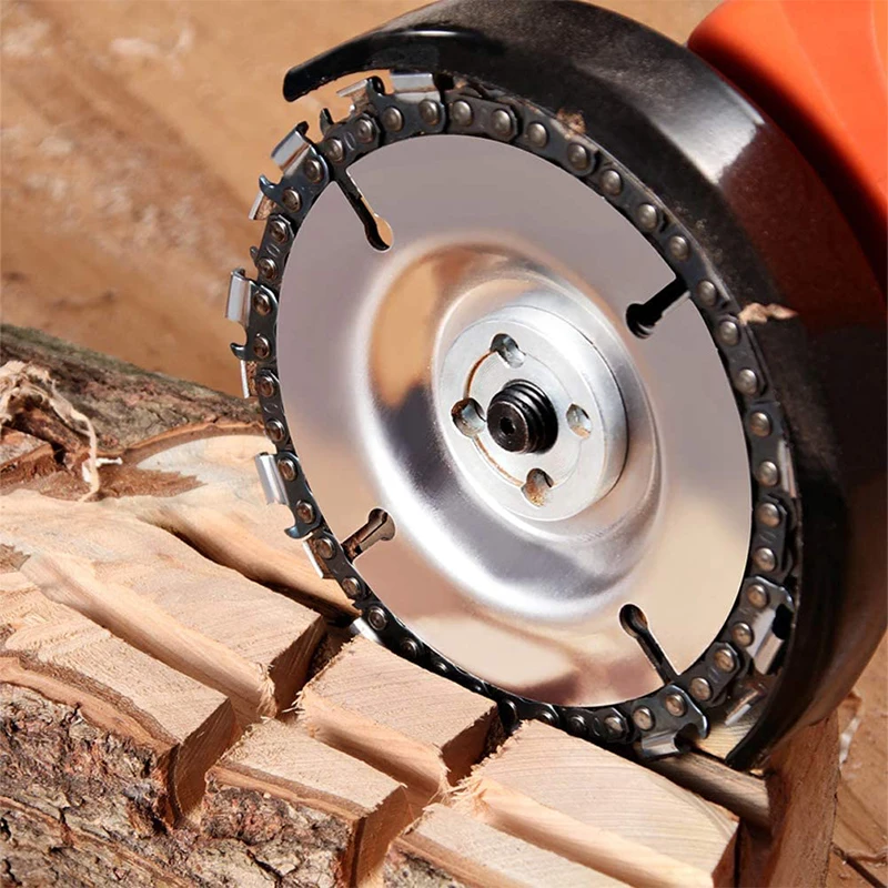 4/4.5/5 inch Wood Carving Disc Chain Grinder for Use With 4" 4.5" 5" Angle Grinders Woodworking Tools | Инструменты