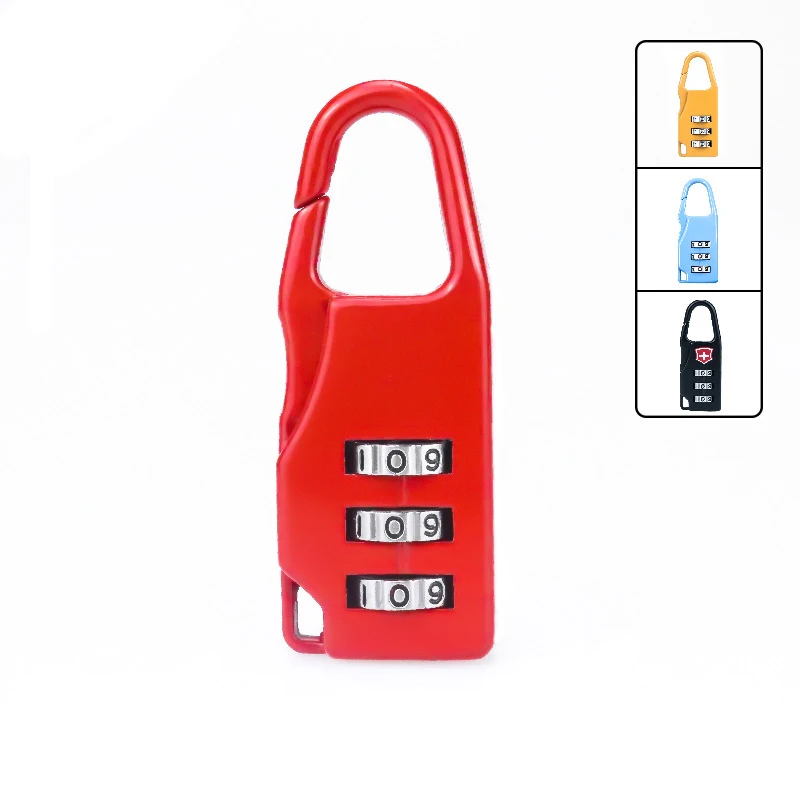 

Cohe Portable Mini 3 Digit Combination Light Weight Security Safe Travel Luggage Code Lock Durable Zinc Alloy Password Padlock