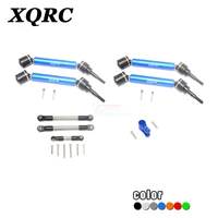 xqrc for 1 10 4s maxx aluminum alloy steering arm steering gear servo rod front and rear cvd universal joint set