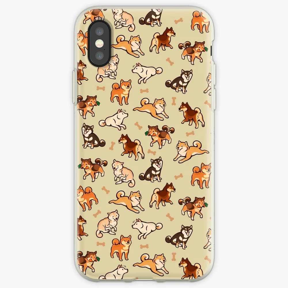 Shibes In CreamSoft чехол для iPhone 7 8 6 6s Plus 5S 4 силиконовый прозрачный X Xs 11 Pro Max XR| |