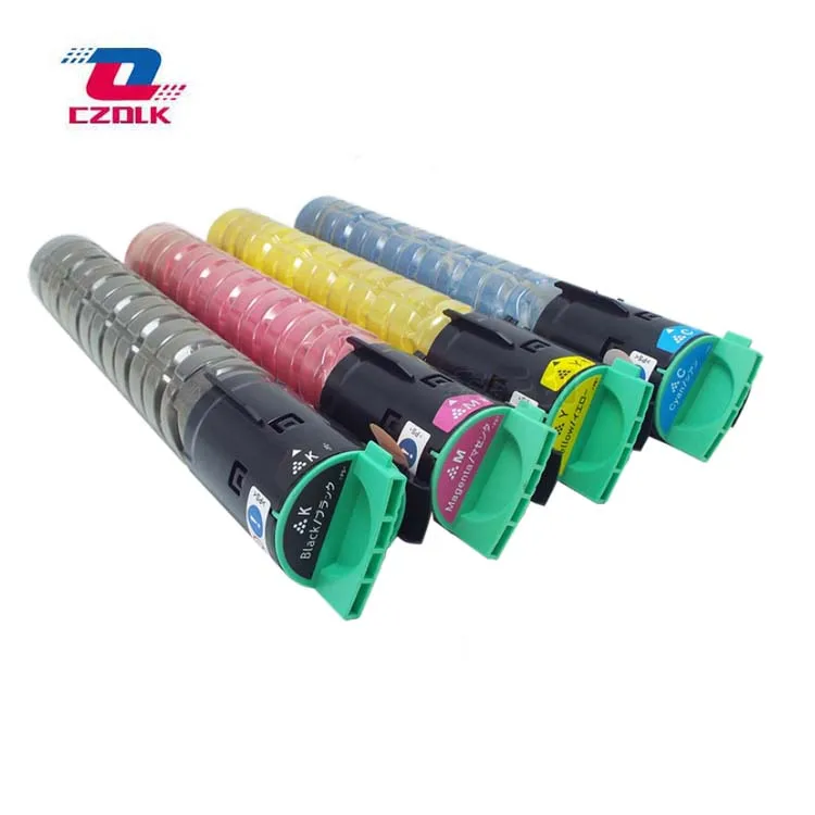 

1Set(4pc) X New Compatible Toner Cartridge for Ricoh MPC2010 MPC2030 MPC2050 MPC2051 MPC2550 MPC2551 BK:215g CMY:135G
