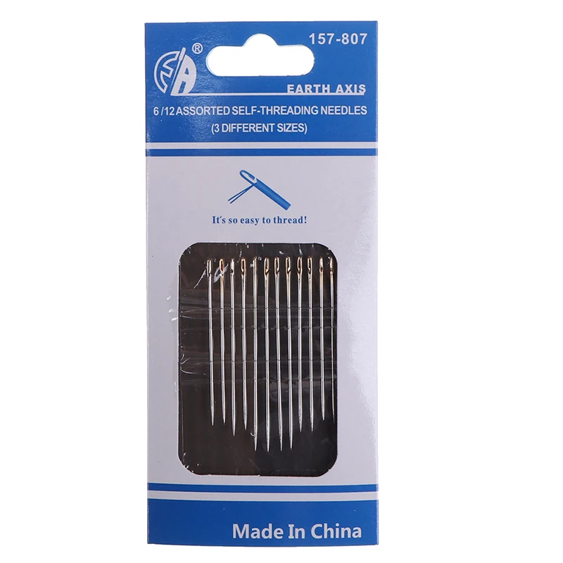 

Darning Needles Stainless Steel Multi-size Blind Needle 12PCS/Lot Popular Side Opening DIY Sewing Needle Sewing High Quality