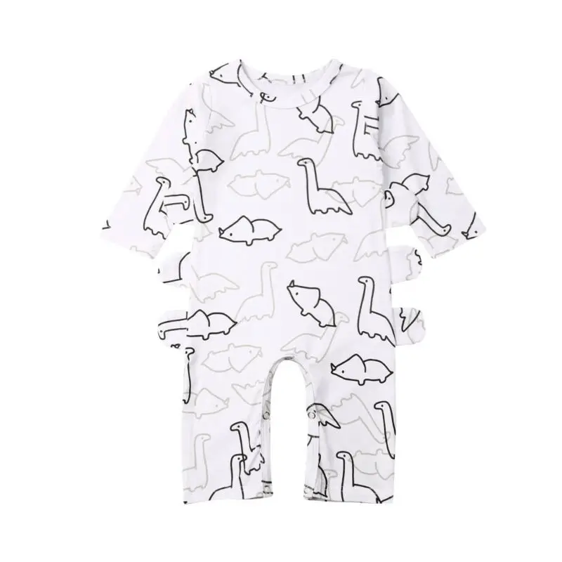 

2019 NEW Fashion Newborn Baby Girl Boy Long Sleeve Romper Dinosaurs Clothes 0-24 Months Infant Outfit Set