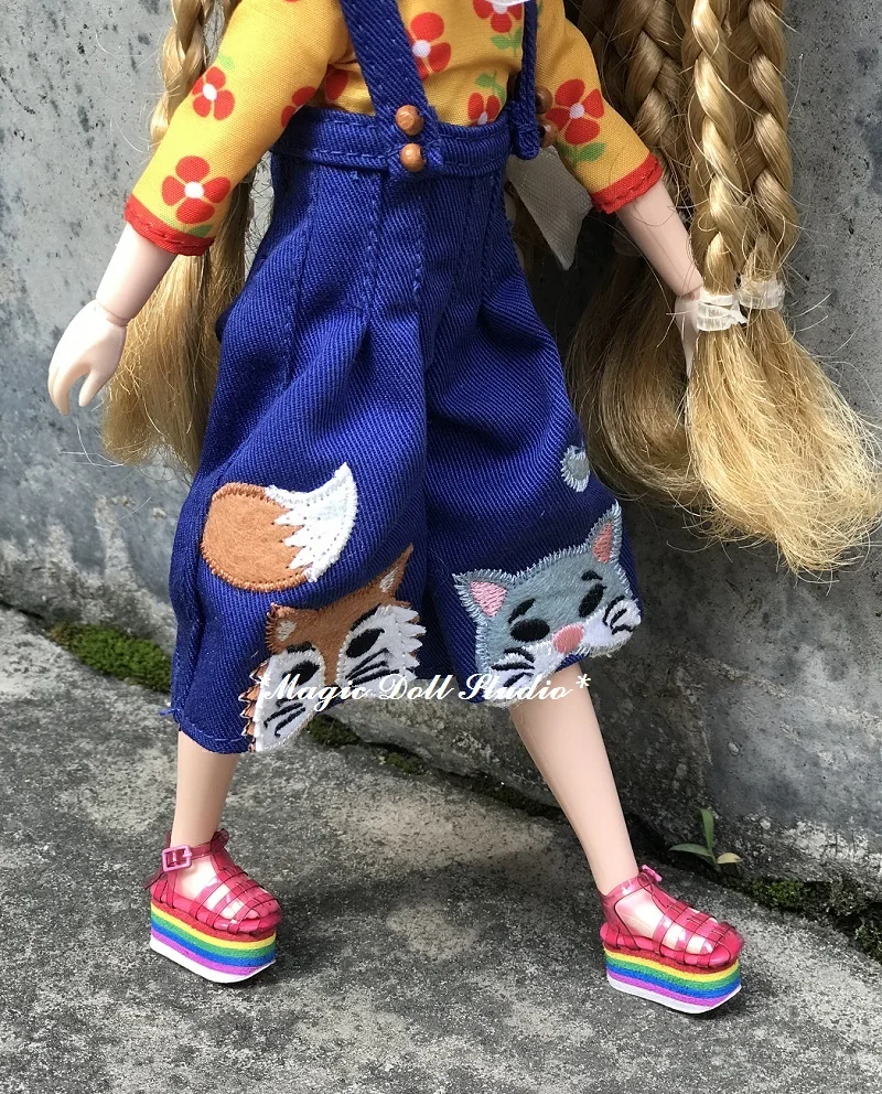 [MG702] Neoblythe кукла обувь# Радуга Джерри сандалии подходят для Blyth Azone OB24 кукла Outfis в розницу