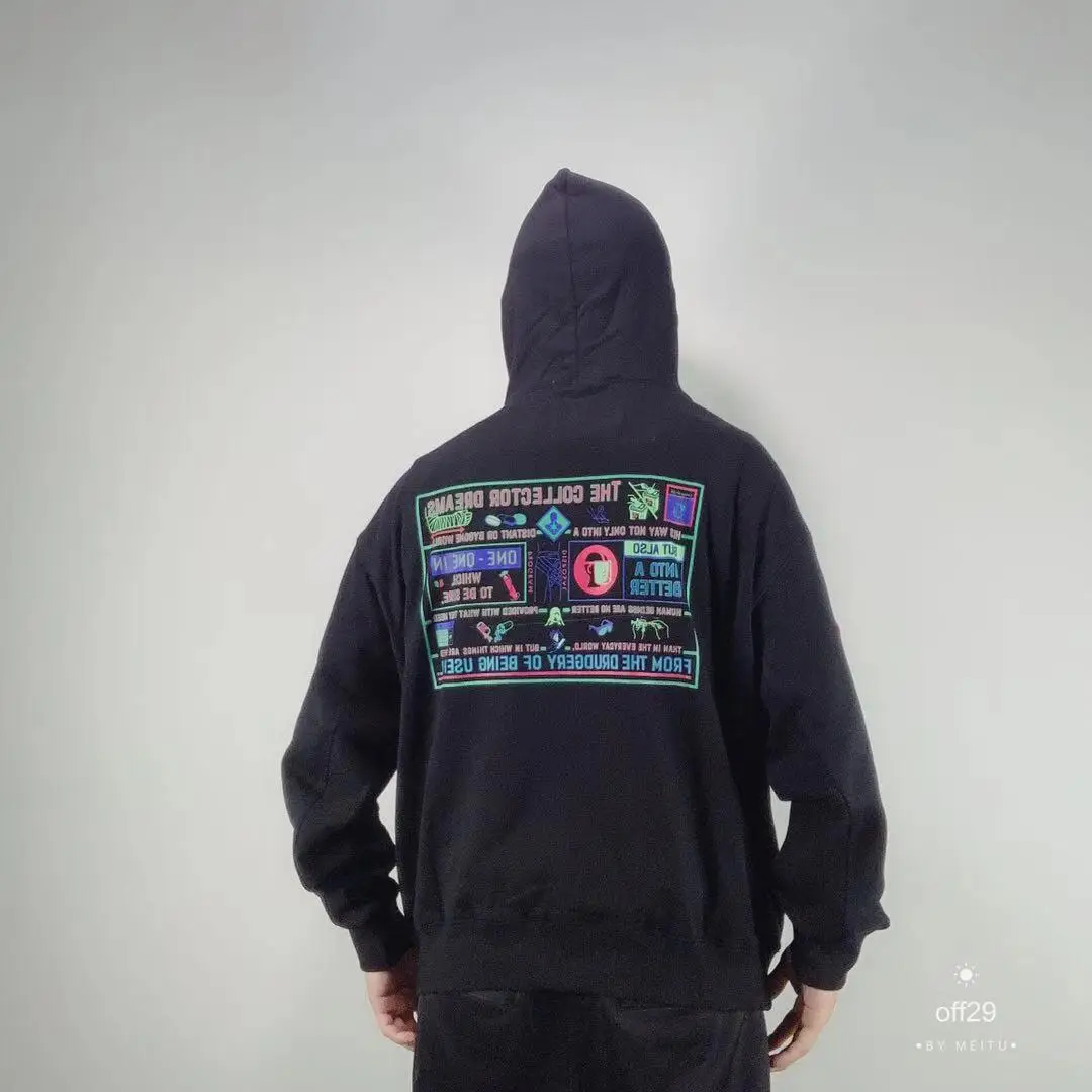19ss толстовки с капюшоном для мужчин и женщин 1:1, высокое качество, чистый цвет, толстовки с капюшоном, CAV EMPT пуловер уличная Kanye West пальто