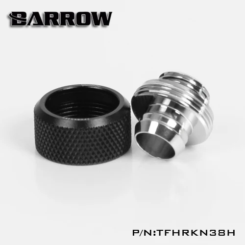 2 шт. курган G1/4 10X16 мм шланг Мягкая трубка ручной компрессионные фитинги компьютер водяного охлаждения построить серебряный черный белый TFHRKN38H