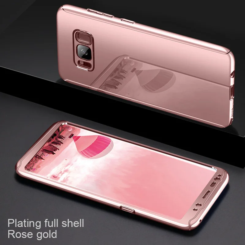 360 полноградусный противоударный чехол для телефона Samsung Galaxy S8 S9 Plus покрытие