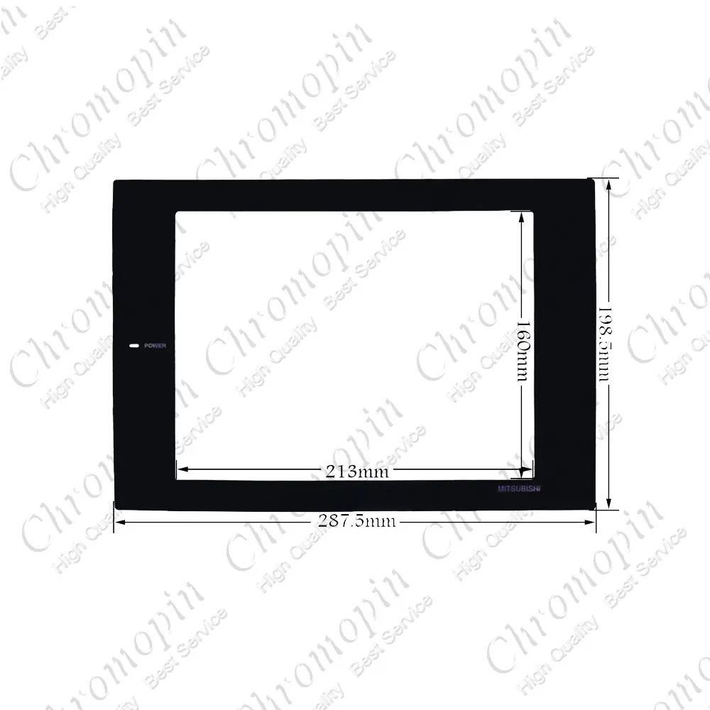

Touch panel for Mitsubishi A970GOT-TBA-CH A975GOT-TBD-B HMI with Protective Film digitized 365 days Warranty for Touch Screen