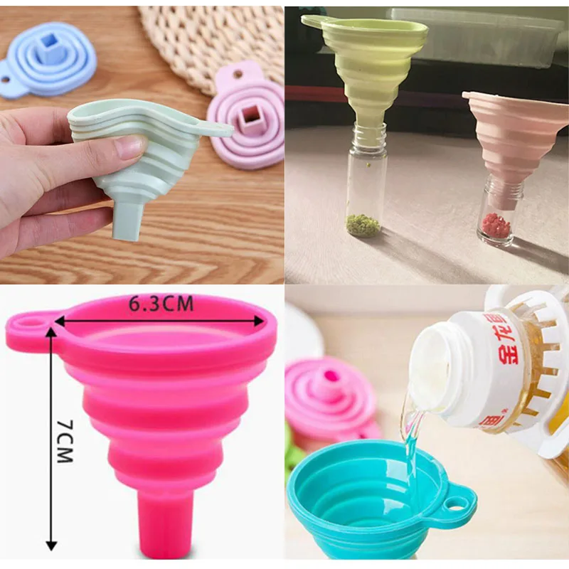 1 шт. мини складной силиконовый портативный Воронка алмазная живопись аксессуары