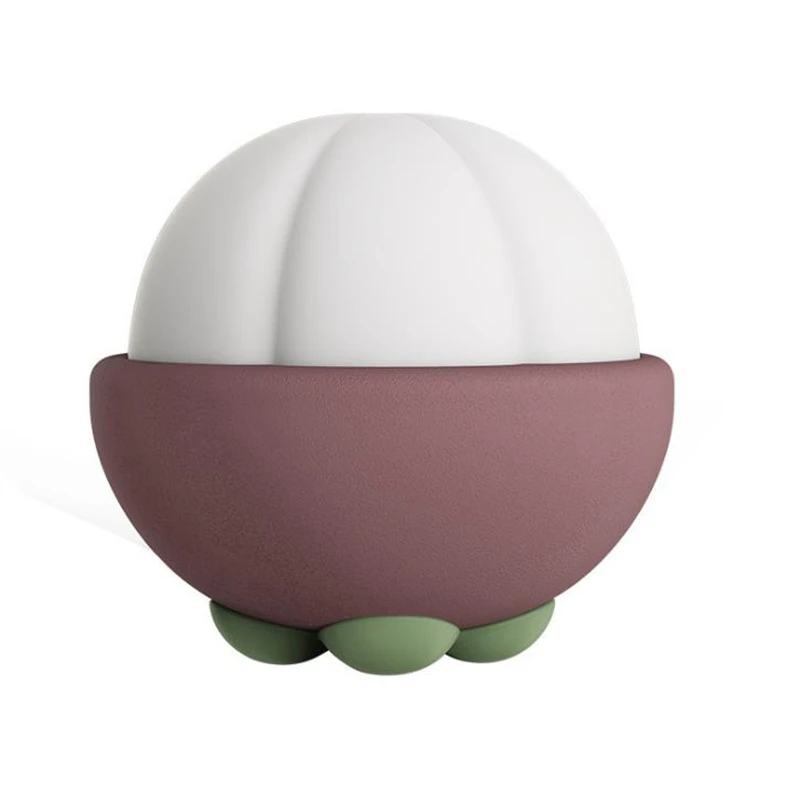 

Adjustable Brightness Mangosteen Night Light Lamp Atmosphere Light Sleep Light for Bedroom ,White+Warm White+Warm Color