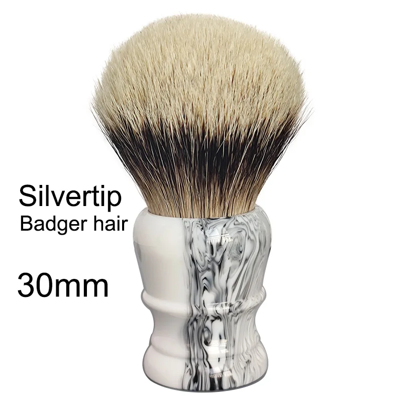 Dscosmetic 30MM dense silvertip badger hair shaving brush