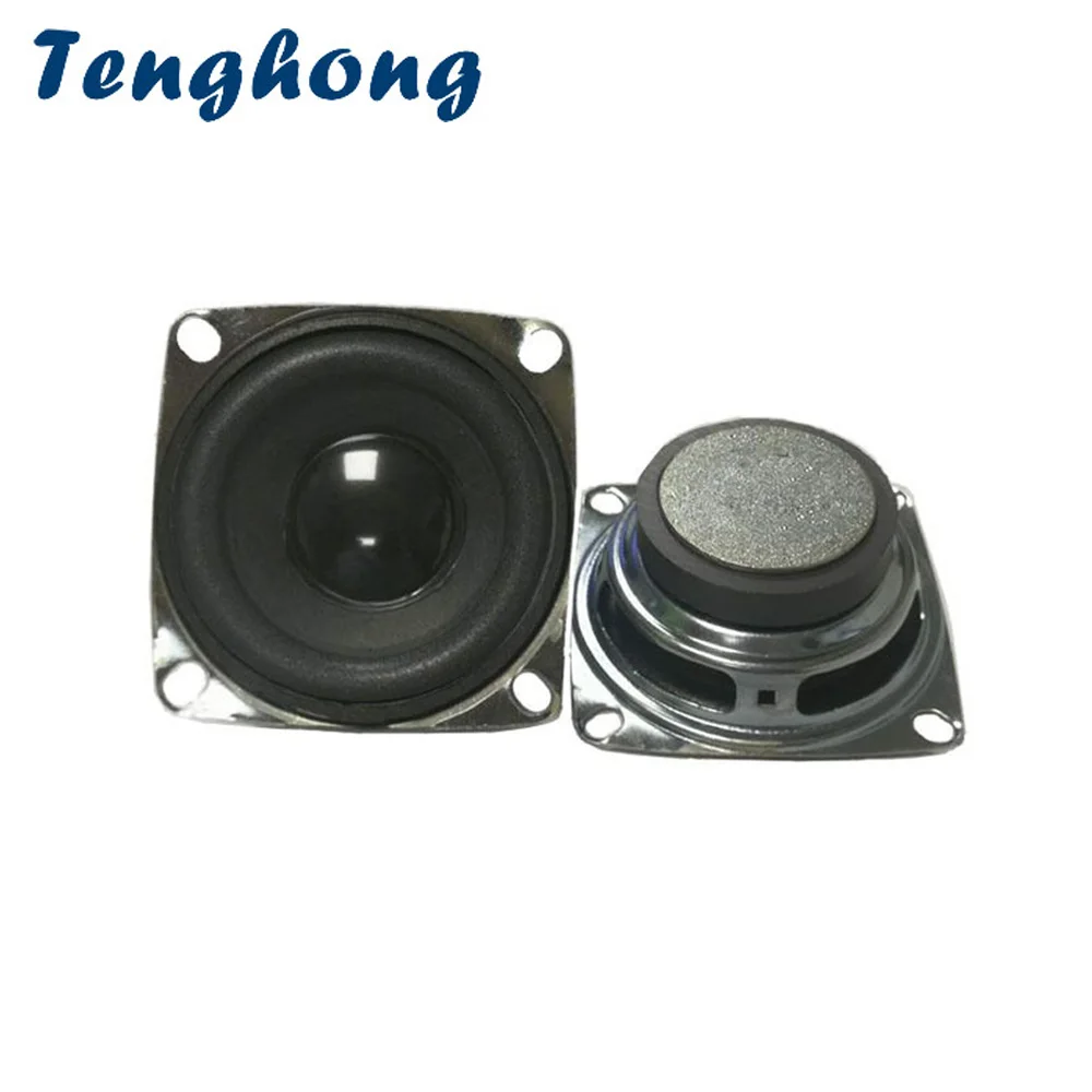 Tenghong 2pcs 2 Inch Full Range Speakers Driver 13 Core 4Ohm 3W Portable Audio Bluetooth Loudspeaker For Home Theater DIY 52MM