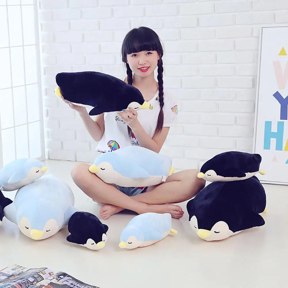 Прекрасный мультфильм игрушечные Пингвины игрушка плюшевая подушка диван Декор