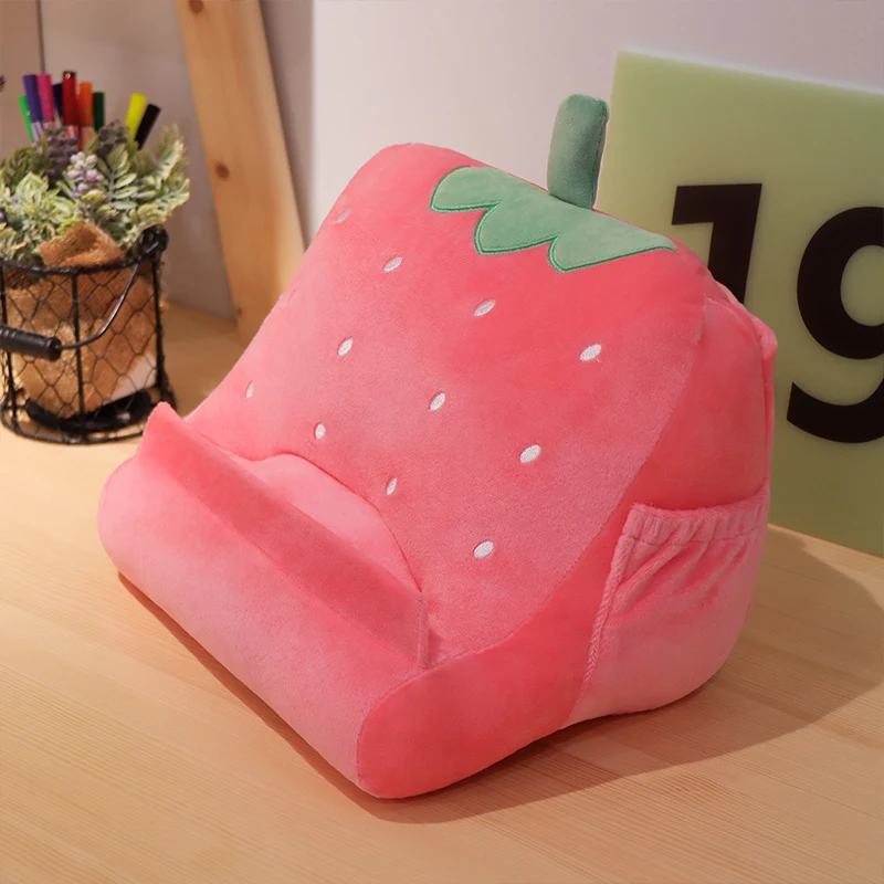 

Cartoon Pattern Flat Panel and Mobile Phone Cushion Plush Support Desktop Nap Pillow Soft and Easy to Carry