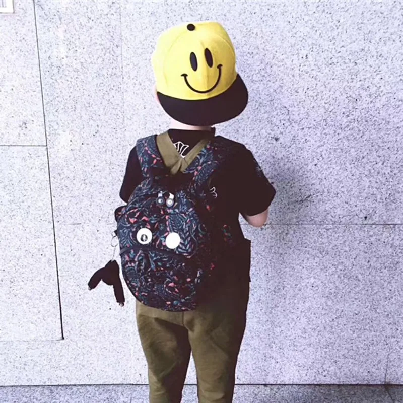 Детская шляпа для новорожденных дизайн со смайликом детская бейсболка хлопковые