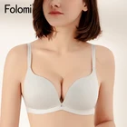 Женские бюстгальтеры пуш-ап Folimi, простое нижнее белье без косточек, нижнее белье для девочек, тонкие бюстгальтеры 32-38 A B