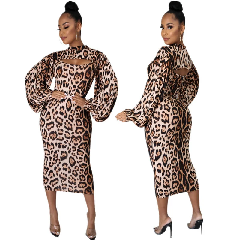

Zoctuo Autumn Maxi Skirt Set For Girls Slim Bodycon Skirt Sets Short Long Sleeve Top And Spaghetti Strap Skirt Set Women 2 Piece
