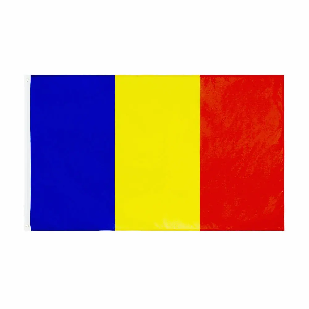 

Free Shipping 90X150cm blue yellow red ro rou Romania flag Home Decoration