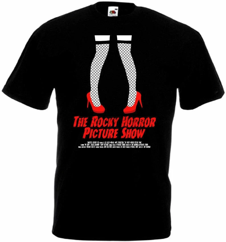 

The Rocky Horror Picture Show v4 T shirt black movie poster all sizes S-5XL