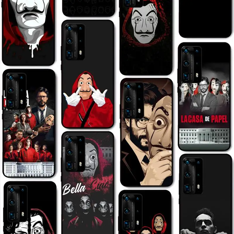 

Money Heist House Paper La Phone Case For Huawei P40 P30 P20 Pro P10 Plus P9 P8 Lite P Smart Cover