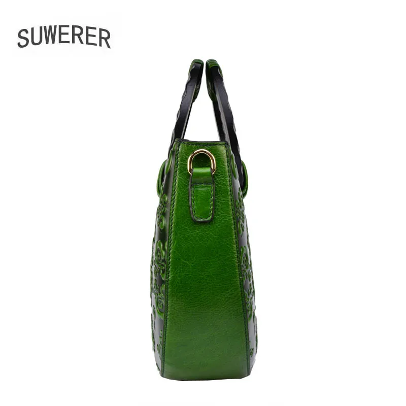 

Tomubird handbag female 2020 retro Chinese style middle-aged mother lady bag cowhide embossed leather female bag