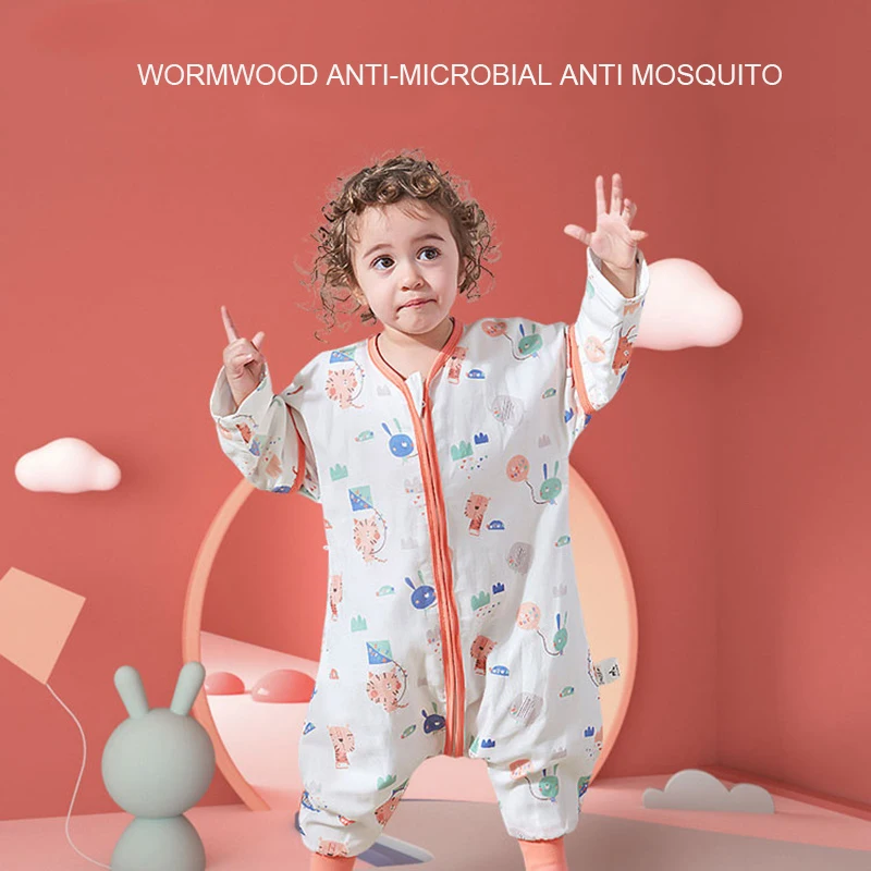 

For Newborn Baby Sleeping Sack Sleeping Bag Spring & Autumn COTTON Infant Bedding Set Wormwood Anti-microbial Anti Mosquito
